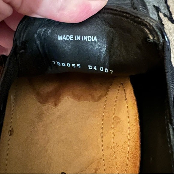 Cole Haan Men's Classic Black Leather Slip-On Loafers, good condition, size 9.5 - Picture 8 of 13